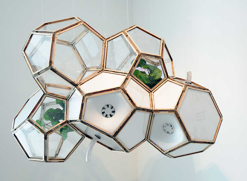 Filter the air with plants | Urban Arches : Weaire Phelan structuur Urban Arches